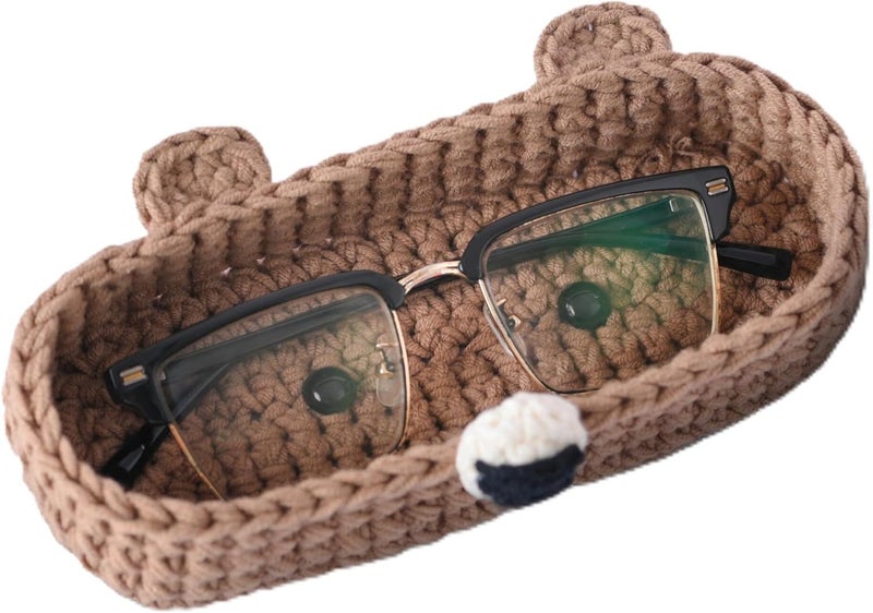 SmartChoice HandMade Bear Crochet Glasses Holder - Image 1